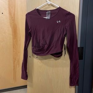 TLF cropped workout top
